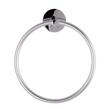 Design House 558304 Graz Modern Towel Ring for Bathroom Polished Chrome