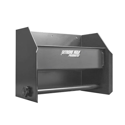Extreme Max 5001.6122 Aluminum Hand Cleaning Station Organizer for Enclosed Race Trailer, Shop, Garage, Storage - Black