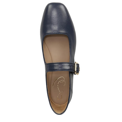 Sam Edelman Womens Michaela Mary Jane Flat, Hudson Navy, 11