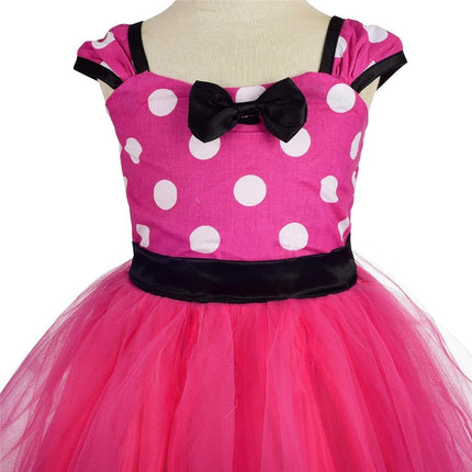 Dressy Daisy Baby Girls Polka Dots Tulle Dress, Hot Pink, Size 00