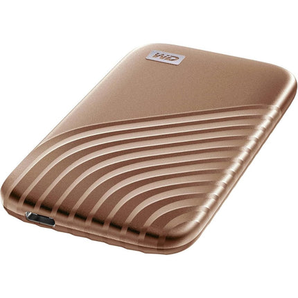WD My Passport SSD, 2TB Portable External SSD, read speeds up to 1050 MB/s, write speeds up to 1000MB/s, Portable SSD, Works with PC, Xbox and Playstation, Gold