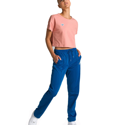 Arena Women's Corinne Team T-Shirt Crop Top, Triple Powder Pink, X-Large