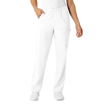 WonderWink Multi-Cargo Pant, White, 3X-Large Short
