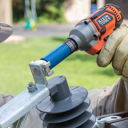 2-in-1 Non-Marring Impact Socket, Coated 12-Point Deep Sockets, 3/4- and 9/16-Inch Sizes Klein Tools 66030