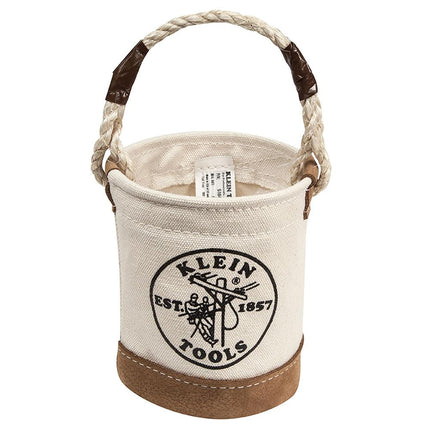KLEIN TOOLS 5104MINI Mini Tool Bucket, Leather-Bot