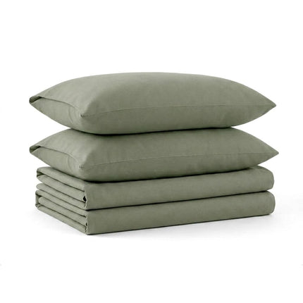 Tribeca Living Luxury Solid Flannel Deep Pocket Sh