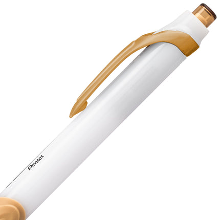 Bolígrafo Pentel GlideWrite con tinta TechniFlo, (1.0mm) Trazo Mediano, Tinta Oro Antiguo, Caja de 12 Bolígrafos (BX910-X)