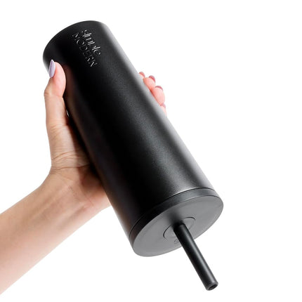 Simple Modern Insulated Tumbler with Lid and Straw | Leak-Proof Iced Coffee Cup | Ceramic-Lined Stainless Steel Travel Mug | Gifts for Women Her Him | Classic Signature | 24oz | Mistletoe