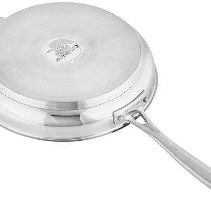 Cuisinart Professional Stainless Skillet with Helper, 12-Inch