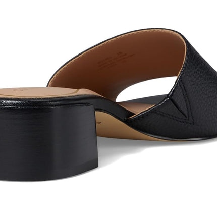 Cole Haan Women's Calli Single Band Sandal Flat, Black Leather, 4.5 UK