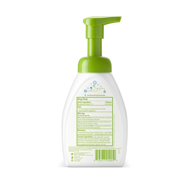 Babyganics Alcohol-Free Foaming Hand Sanitizer, Fragrance Free, 8.45oz Pump Bottle (Pack of 3)