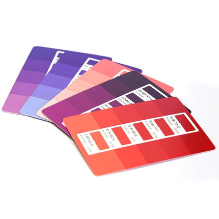 Design Swatch A CMYK Color Reference Guide with 50 cards and 350 design-focused colors