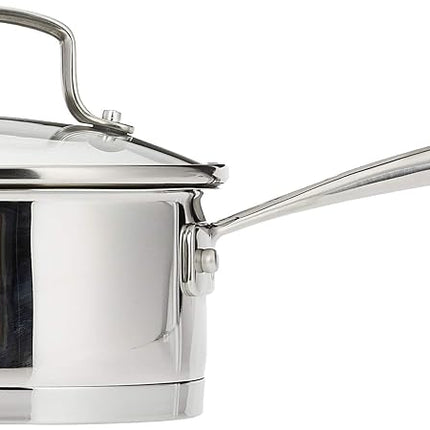 Cuisinart Professional Stainless Saucepan with Cover, 1.5-Quart, Stainless Steel,8919-16