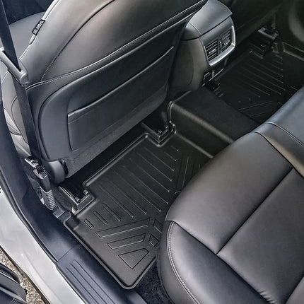 SMARTLINER Custom Fit All Weather 2 Row Floor Mats & Cargo Liner Set Black Compatible with 2019-2023 Infiniti QX50