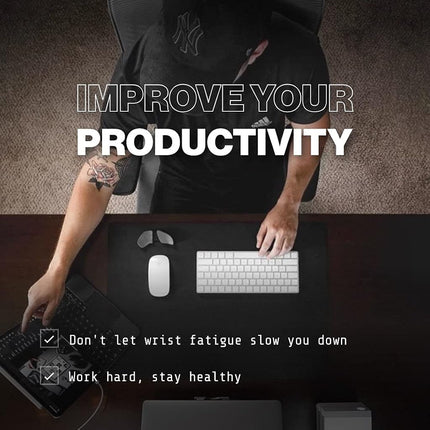 Carpio 2.0 Ergonomic Wrist Rest (Large, Left, Black)