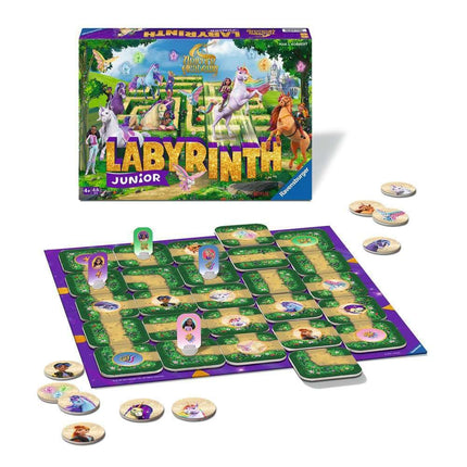 Ravensburger Unicorn Academy Labyrinth Junior The Moving Maze Game Family Strategy Board Game for Kids & Adults Age 4 Years Up - 2 to 4 Players