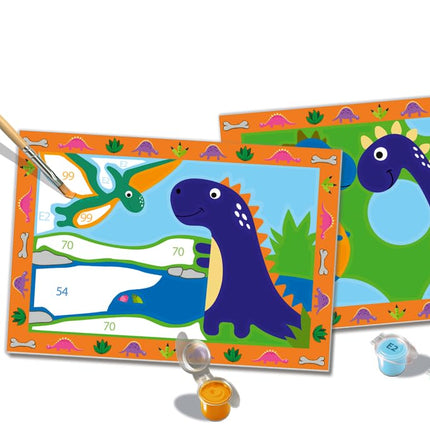 Ravensburger - CreArt Junior-Dinosaur Series, 2355