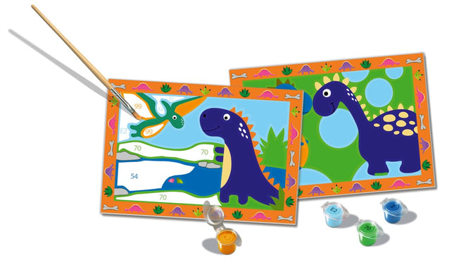 Ravensburger - CreArt Junior-Dinosaur Series, 2355