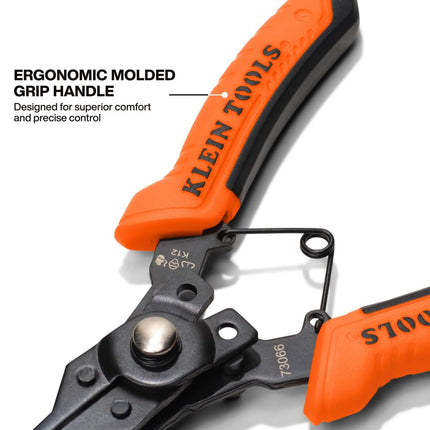 Klein Tools 73066 6 in 1 Convertible Pliers Set for Indoor and Outdoor Use 4 Interchangeable Heads with Right Angles, 45 Degree and 90 Degree