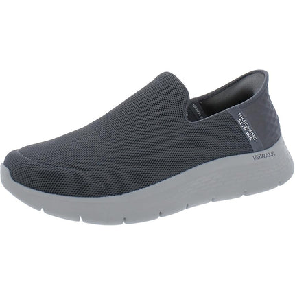 Skechers Men's Gowalk Flex Hands Free Slip-ins Athletic Slip-on Casual Walking Shoes Sneaker, Dark Gray, 9 UK X-Wide