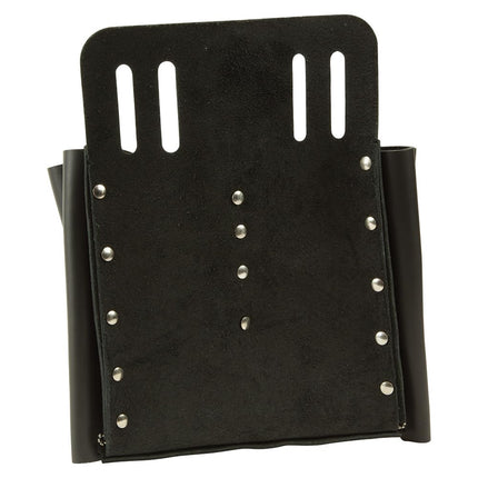Klein Tools 5165 Pocket Tool Pouch with Knife Snap, 10 Pockets, Stitched and Riveted Leather, Fits Belts up to 2-Inch Wide
