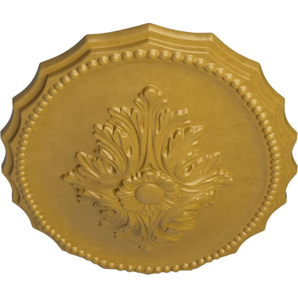 Ekena Millwork CM16OXIGS Oxford Ceiling Medallion, Iridescent Gold