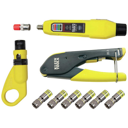Klein Tools Vdv002-818 Coax Installation and Testing Kit