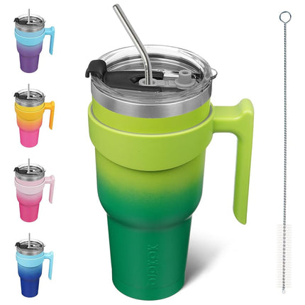 BJPKPK 1200 ml Tumbler with Handle & Straw, Insula