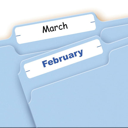 Avery File Folder Labels, Laser and Inkjet Printers, 1/3 Cut, White, (5202) (Pack of 18)
