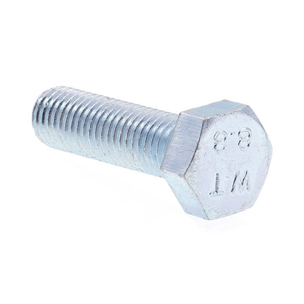Prime-Line 9109371 Tornillo de cabeza hexagonal, métrico Clase 8.8, 1.0 X 25MM, acero cincado, paquete de 25, M7-1