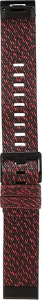 Garmin QuickFit 22 Watch Bands - Heathered Red Nylon