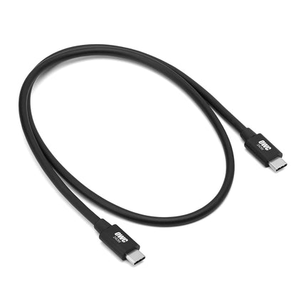 OWC [Intel Certified 80Gbps Thunderbolt 5 USB-C Cable with 8K Video and 240W Charging - 80Gb/s of Bi-Directional Data Speed, up to 120Gb/s for Higher Display Bandwidth - 3 Year Warranty (0.8M)