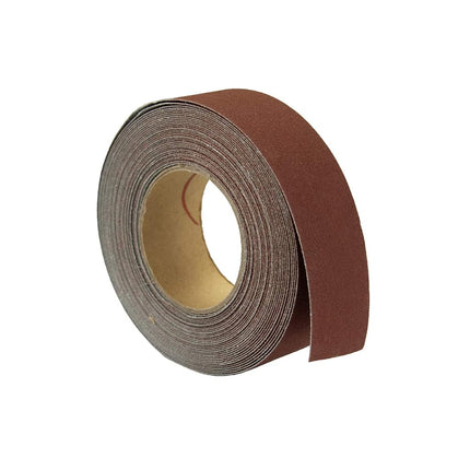 POWERTEC 4RA2140 400 Grit Aluminum Oxide Sanding Paper Roll | 1” x 20” Self-Dispensing Clear Blister Pack