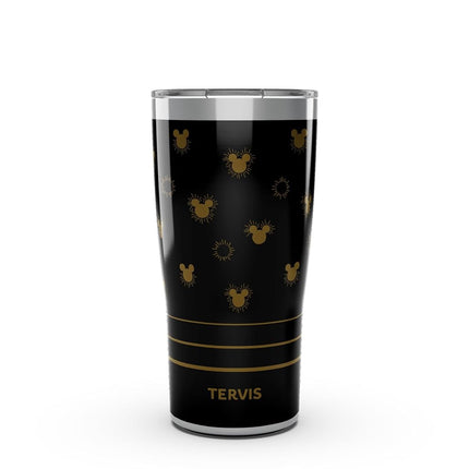 Tervis Traveler Disney - Mickey Golden Sunburst Triple Walled Insulated Tumbler Travel Cup Keeps Drinks Cold & Hot, 20oz, Stainless Steel