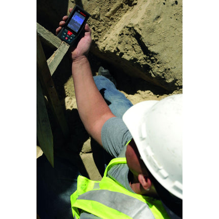 Bosch GLM400C Blaze Outdoor 400 ft Bluetooth Connected Laser Measure with Camera and AA Batteries