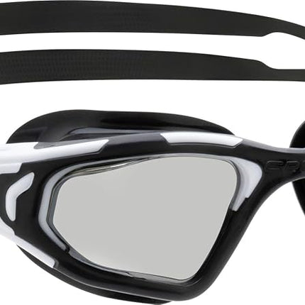 Cressi since 1946 - Vortex swimming goggles for adults men and women with curved lenses wide vision hybrid TPE construction semi rigid frame adaptable fit for pool training