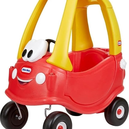 Little Tikes Cozy Coupe Car, Kids RideOn Foot to Floor Slider, Mini Vehicle Push Car with Real Working Horn, Clicking Ignition Switch & Petrol Cap, For Ages 18 Months plus