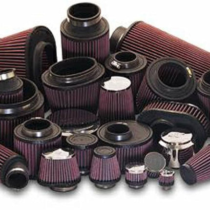 K&N Universal Clamp-On Air Filter: High Performance, Premium, Washable, Replacement Engine Filter: Flange Diameter: 2.375 In, Filter Height: 3 In, Flange Length: 0.375 In, Shape: Oval, RU-2922