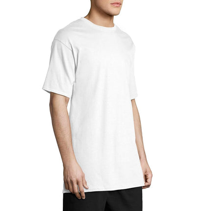 Hanes Men's Tall Short Sleeve Beefy-T, White, XX-Large/Tall (Pack of 2)