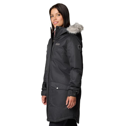 Columbia Women's Suttle Mountain Long Insulated Jacket, Noir, Grande
