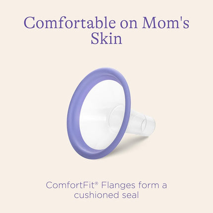 Lansinoh Breast Pump Flanges, 21mm, 2 Count