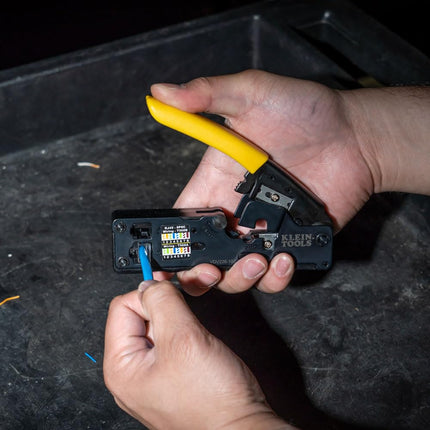 Super Rod VDV226-107 Compact Ratcheting Modular Crimper, Multi-Colour