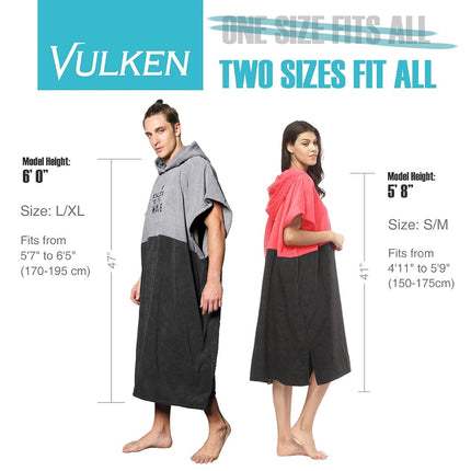 VULKEN Portable Changing Robe, Surf Poncho for Beach & Water Activities
