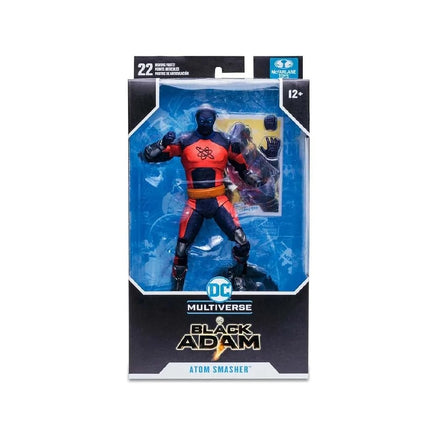 McFarlane Toys, 7-Inch DC Black Adam Atom Smasher Action Figure with 22 Moving Parts, Collectible DC Black Adam Movie Figure with Stand Base and Unique Collectible Character Card – Ages 12+
