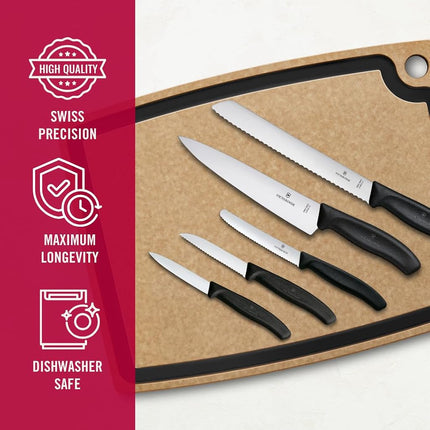 Victorinox Swiss Classic Swiss Classic Kitchen Set, Black, 6.7133.5G