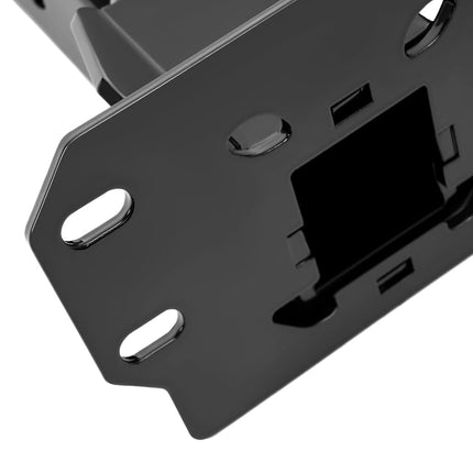 Receptor de enganche ALMULOO de 2 pulgadas compatible con Polaris Ranger XP Kinetic Crew 1000 EPS UTV 2018-2024 Enganche delantero de acero de servicio pesado