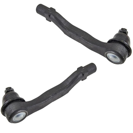 TRQ Inner and Outer Driver and Passenger Side Tie Rod Set 4 Piece