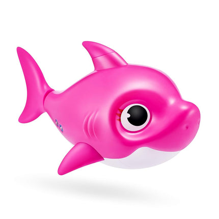ZURU Baby Shark Bath Toy Silicone Fin - Pink - Singing bath toy