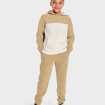 The Children's Place Boys' Active Fleece Jogger Pants, Sierra Tan, X-Large
