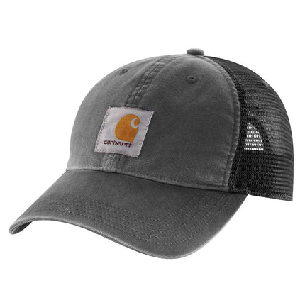 Carhartt Men's Canvas Mesh-Back Cap, Black, OS